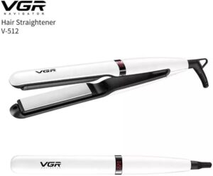 VGR V-512 CERAMIC HAIR STRAIGHTENER – 2.5cm WIDE PLATE