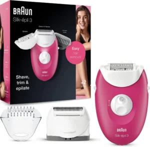 Braun Silk-épil 3 Epilator 3-410 with Shaver & Trimmer