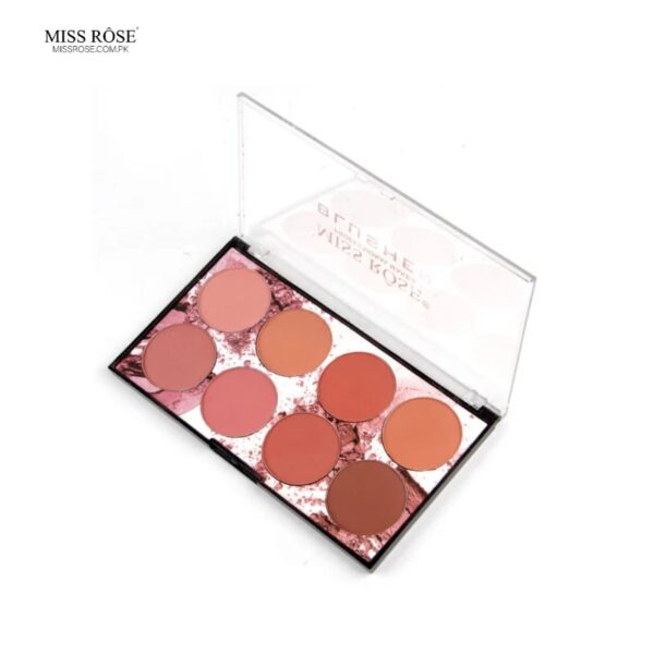 MISS ROSE 8 COLOR BLUSH PALETTE 2
