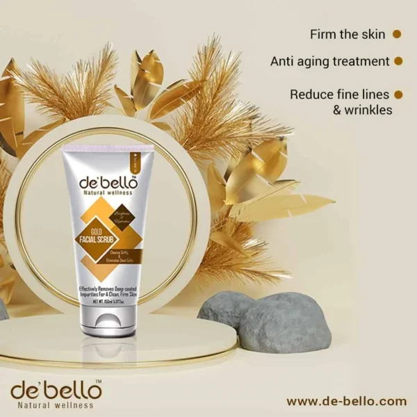 Debello-24K-Gold-Facial-Scrub-150ml-