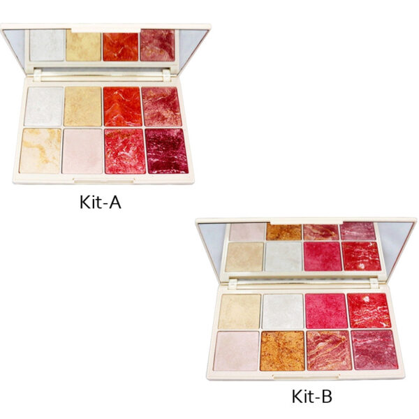 Glamorous Face 8 Colour Tera Cotta Shimmer Blushon 1